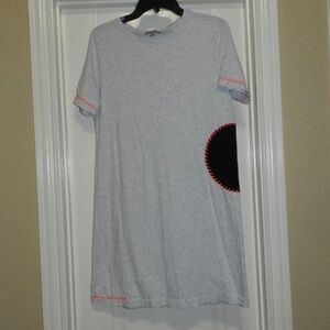 Liosa Todd Fair Game T Shirt Dress Shift EUC